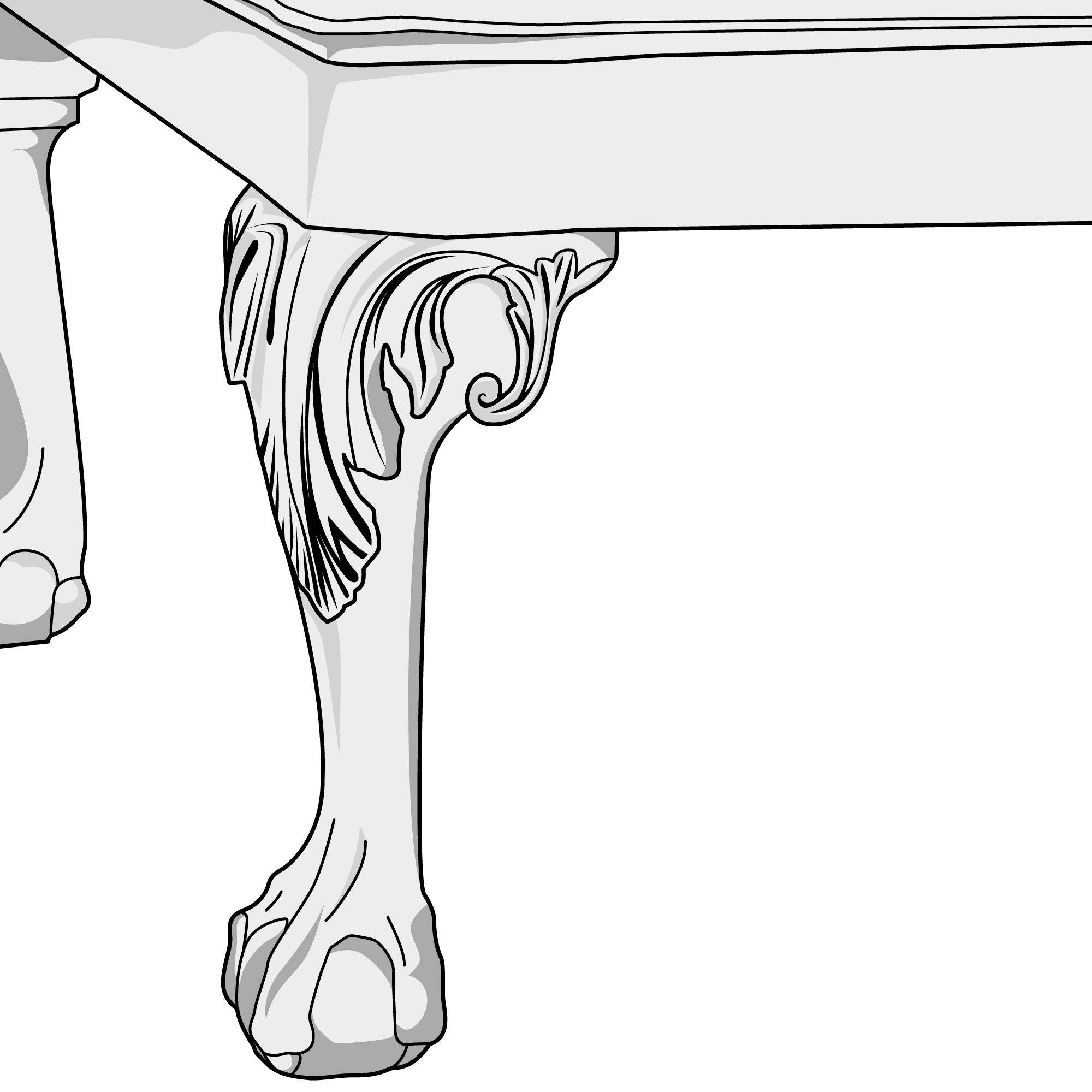 爪和脚-沙发脚和腿的类型-沙发指南