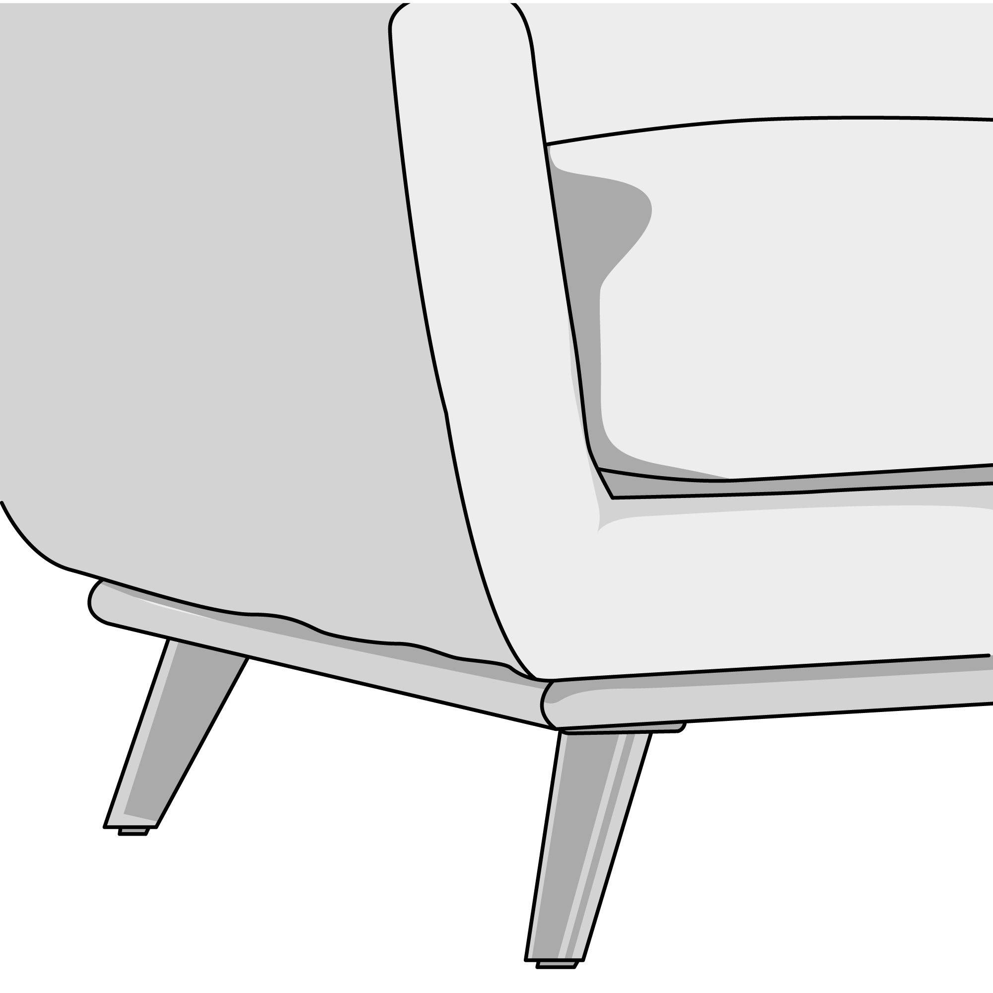 八字腿-沙发脚和腿的类型-沙发指南